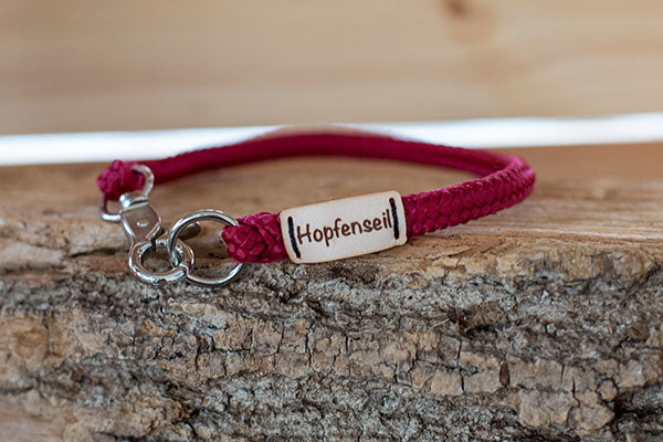 Hopfenseil Halsband Himbeere XS - Pfoten24