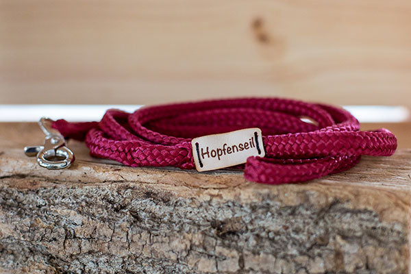 Hopfenseil Halsband Himbeere XS - Pfoten24